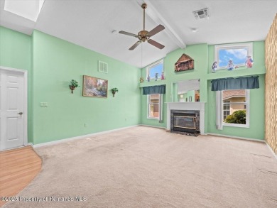 Spacious 3/2/2 well-maintained pool home with split floor plan on Seven Hills Golfers Club in Florida - for sale on GolfHomes.com, golf home, golf lot