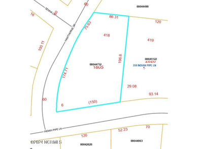Undeveloped corner lot located in the Woodlake Subdivision. If on Woodlake Country Club in North Carolina - for sale on GolfHomes.com, golf home, golf lot