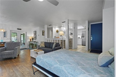 Step into comfort and convenience with this charming 1-bedroom on Palmetto Dunes Golf Course and Resort in South Carolina - for sale on GolfHomes.com, golf home, golf lot
