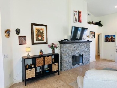 Spacious, expanded Augusta model with clubhouse and big mountain on Palm Desert Resort Country Club in California - for sale on GolfHomes.com, golf home, golf lot