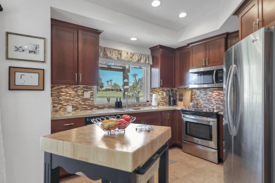 Spacious, expanded Augusta model with clubhouse and big mountain on Palm Desert Resort Country Club in California - for sale on GolfHomes.com, golf home, golf lot