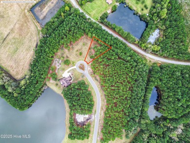 This 0.48-acre lot sits at the end of a cul-de-sac in The on River Landing Golf Course in North Carolina - for sale on GolfHomes.com, golf home, golf lot