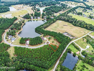 This 0.48-acre lot sits at the end of a cul-de-sac in The on River Landing Golf Course in North Carolina - for sale on GolfHomes.com, golf home, golf lot
