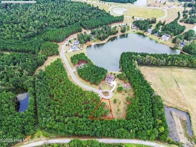 This 0.48-acre lot sits at the end of a cul-de-sac in The on River Landing Golf Course in North Carolina - for sale on GolfHomes.com, golf home, golf lot