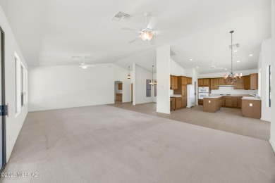 Ponderosa with Golf Course & Mountain Views. Spacious Great Room on Saddlebrooke Golf Course in Arizona - for sale on GolfHomes.com, golf home, golf lot