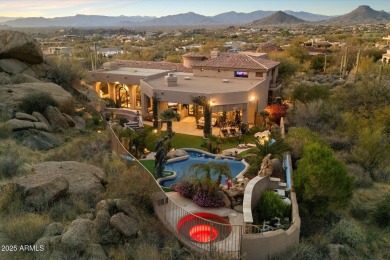 Tucked in a private cul-de-sac on 2.6 acres, this custom on The Estancia Club in Arizona - for sale on GolfHomes.com, golf home, golf lot