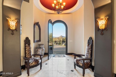 Tucked in a private cul-de-sac on 2.6 acres, this custom on The Estancia Club in Arizona - for sale on GolfHomes.com, golf home, golf lot