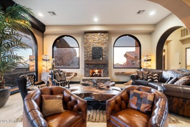 Tucked in a private cul-de-sac on 2.6 acres, this custom on The Estancia Club in Arizona - for sale on GolfHomes.com, golf home, golf lot