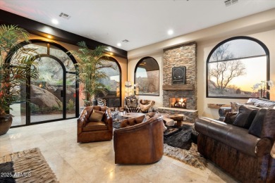 Tucked in a private cul-de-sac on 2.6 acres, this custom on The Estancia Club in Arizona - for sale on GolfHomes.com, golf home, golf lot