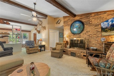 This stunning 4,000-square-foot brick ranch offers a rare blend on Carolina Trace Country Club in North Carolina - for sale on GolfHomes.com, golf home, golf lot
