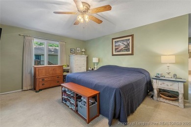 This stunning 4,000-square-foot brick ranch offers a rare blend on Carolina Trace Country Club in North Carolina - for sale on GolfHomes.com, golf home, golf lot