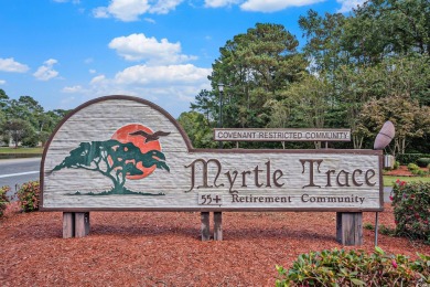 Nestled on a spacious double lot in the popular 55+ Myrtle Trace on Burning Ridge Golf Course in South Carolina - for sale on GolfHomes.com, golf home, golf lot