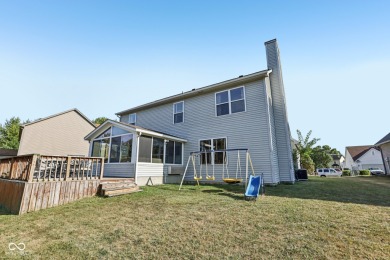 Welcome to this spacious two-story home in Saddlebrook South on Saddlebrook Golf Course in Indiana - for sale on GolfHomes.com, golf home, golf lot