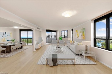 Experience the epitome of modern coastal luxury in this stunning on Club at Pelican Bay Golf Course in Florida - for sale on GolfHomes.com, golf home, golf lot