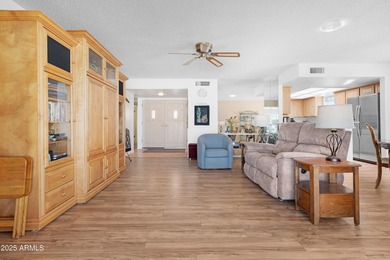 Welcome home to this beautifully updated 2 bed, 2 bath home with on Cottonwood Country Club in Arizona - for sale on GolfHomes.com, golf home, golf lot