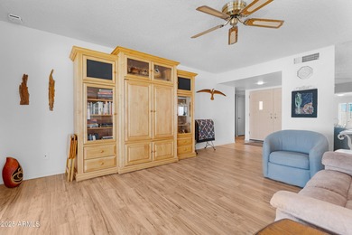 Welcome home to this beautifully updated 2 bed, 2 bath home with on Cottonwood Country Club in Arizona - for sale on GolfHomes.com, golf home, golf lot