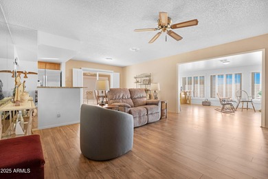 Welcome home to this beautifully updated 2 bed, 2 bath home with on Cottonwood Country Club in Arizona - for sale on GolfHomes.com, golf home, golf lot