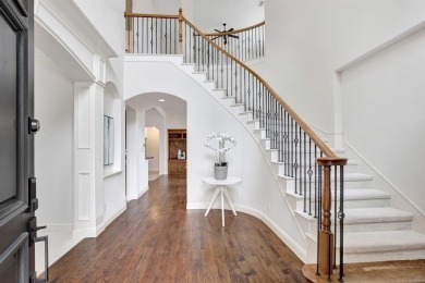 Experience luxury and comfort in this stunning Shaddock Creek on The Trails of Frisco Golf Club in Texas - for sale on GolfHomes.com, golf home, golf lot