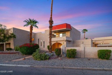 Enjoy panoramic views of the lake, golf course, and surrounding on London Bridge Golf Course in Arizona - for sale on GolfHomes.com, golf home, golf lot