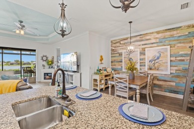 Lakeside luxury on the largest lake in Canoe Creek defines this on Palmetto Pines Golf Course in Florida - for sale on GolfHomes.com, golf home, golf lot