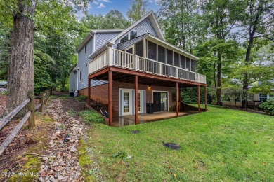 Welcome to your dream lakefront home. This 4000+ sq foot home on River Golf and Country Club at Lake Royale in North Carolina - for sale on GolfHomes.com, golf home, golf lot