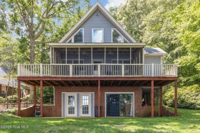 Welcome to your dream lakefront home. This 4000+ sq foot home on River Golf and Country Club at Lake Royale in North Carolina - for sale on GolfHomes.com, golf home, golf lot