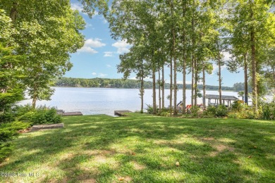 Welcome to your dream lakefront home. This 4000+ sq foot home on River Golf and Country Club at Lake Royale in North Carolina - for sale on GolfHomes.com, golf home, golf lot