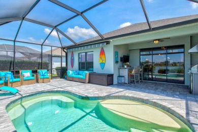 Lakeside luxury on the largest lake in Canoe Creek defines this on Palmetto Pines Golf Course in Florida - for sale on GolfHomes.com, golf home, golf lot