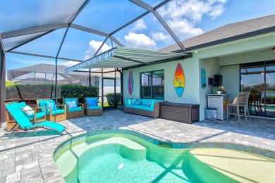 Lakeside luxury on the largest lake in Canoe Creek defines this on Palmetto Pines Golf Course in Florida - for sale on GolfHomes.com, golf home, golf lot
