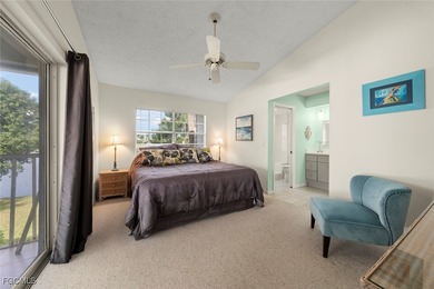 SUNLIGHT POURS IN OFF THE GLISTENING LAKE. Second floor end unit on Gulf Harbour Yacht and Country Club in Florida - for sale on GolfHomes.com, golf home, golf lot