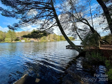 Absolutely magnificent and rare gentle lakefront lot with on Lake Toxaway Country Club in North Carolina - for sale on GolfHomes.com, golf home, golf lot