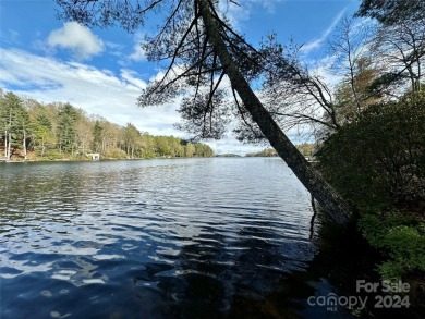 Absolutely magnificent and rare gentle lakefront lot with on Lake Toxaway Country Club in North Carolina - for sale on GolfHomes.com, golf home, golf lot