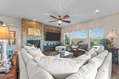 This exquisite Shea Latigo residence, located on the golf course on Wickenburg Ranch Golf Course in Arizona - for sale on GolfHomes.com, golf home, golf lot