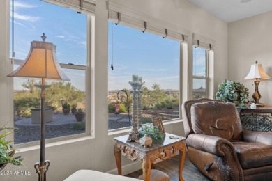 This exquisite Shea Latigo residence, located on the golf course on Wickenburg Ranch Golf Course in Arizona - for sale on GolfHomes.com, golf home, golf lot