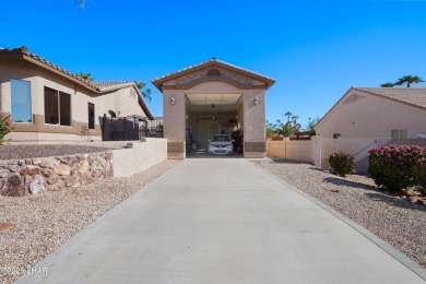 RV garage, side parking, 3+ car garage: this home has room for on London Bridge Golf Course in Arizona - for sale on GolfHomes.com, golf home, golf lot