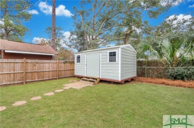 Just listed!!  Beautifully updated 4-bedroom, 2-bath, all-brick on Wilmington Island Club in Georgia - for sale on GolfHomes.com, golf home, golf lot