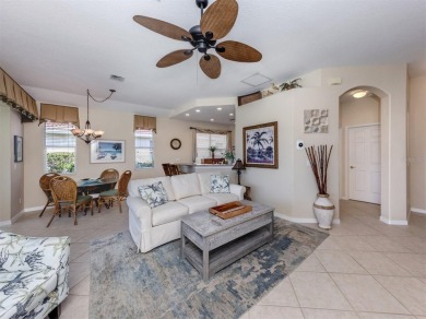 Stunning lake, golf and sunset views with maintenance-free on Venetian Golf and River Club in Florida - for sale on GolfHomes.com, golf home, golf lot