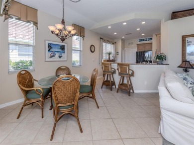 Stunning lake, golf and sunset views with maintenance-free on Venetian Golf and River Club in Florida - for sale on GolfHomes.com, golf home, golf lot