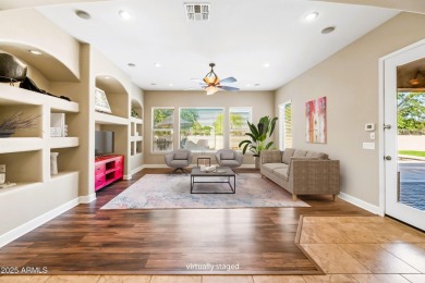 This luxurious 5 bedroom, 3.5 bath home by TW Lewis is now on Palm Valley Golf Club  in Arizona - for sale on GolfHomes.com, golf home, golf lot
