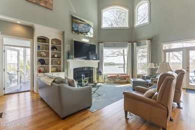 Welcome to this exquisite riverfront property, located in a golf on Carolina National Golf Club in North Carolina - for sale on GolfHomes.com, golf home, golf lot