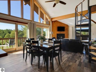 Stunning 3-Bedroom Penthouse Condo Overlooking Golf Course at on Schuss Mountain Golf Club in Michigan - for sale on GolfHomes.com, golf home, golf lot