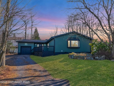 WATERFRONT DRIVE MODERN RENOVATED CONTEMPORARY RANCH Lake Views on Pocono Farms Country Club in Pennsylvania - for sale on GolfHomes.com, golf home, golf lot