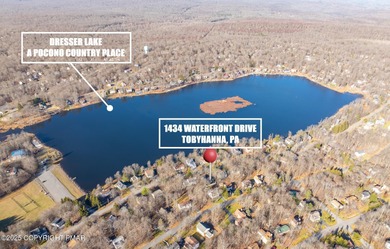 WATERFRONT DRIVE MODERN RENOVATED CONTEMPORARY RANCH Lake Views on Pocono Farms Country Club in Pennsylvania - for sale on GolfHomes.com, golf home, golf lot