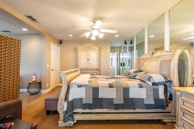 Experience elevated desert living at 64469 Pinehurst Circle in on Mission Lakes Country Club in California - for sale on GolfHomes.com, golf home, golf lot