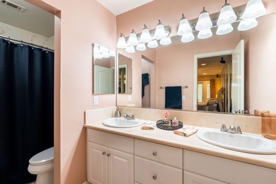 Experience elevated desert living at 64469 Pinehurst Circle in on Mission Lakes Country Club in California - for sale on GolfHomes.com, golf home, golf lot