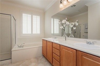 Immaculate Lincoln model with paver driveway, large courtyard on Revere Golf Club in Nevada - for sale on GolfHomes.com, golf home, golf lot