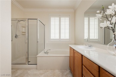 Immaculate Lincoln model with paver driveway, large courtyard on Revere Golf Club in Nevada - for sale on GolfHomes.com, golf home, golf lot