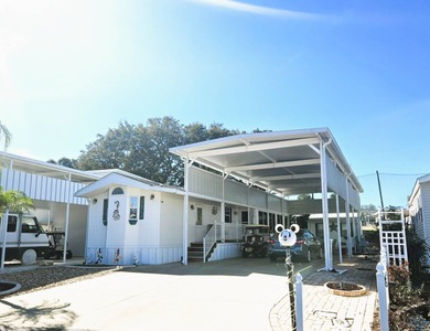 Welcome to 603 Par Pines Blvd in the 55+ Partridge Pines on Deer Creek RV Golf Resort in Florida - for sale on GolfHomes.com, golf home, golf lot