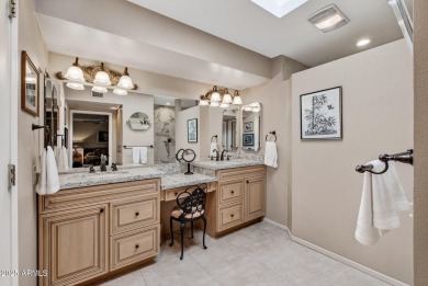 CLASS EXTRAORDINAIRE!! Expanded, Modified SAN SIMON overlooking on Echo Mesa Golf Course in Arizona - for sale on GolfHomes.com, golf home, golf lot