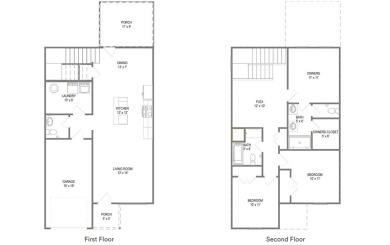 Walk in to the Willow and be in awe of the open floorplan on Cookeville Golf  Club in Tennessee - for sale on GolfHomes.com, golf home, golf lot